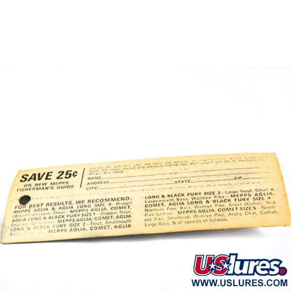 Mepps Aglia 1 Cuillère, Laiton, 3.5g, Hameçon habillé, #0362