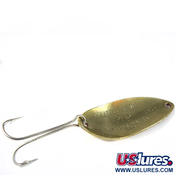 Luhr Jensen Little Jewel Cuillère, Laiton, 14g, Vintage, #0363