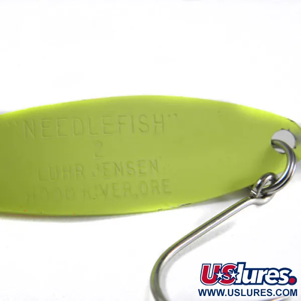 Luhr Jensen Needle fish 2 Cuillère, Jaune / Rouge, 3g, Hameçon simple, #0372