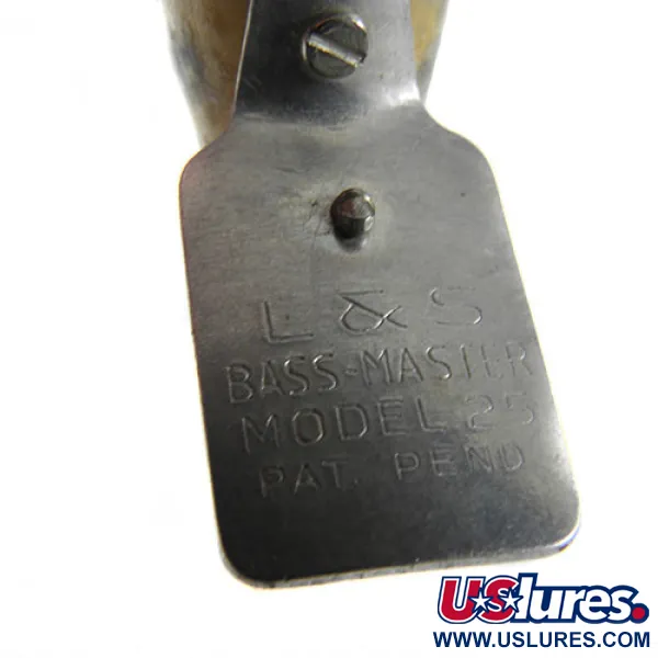 MirrOlure Bass-master model 25 Articulé, Natural, 8g, Métal, #0390