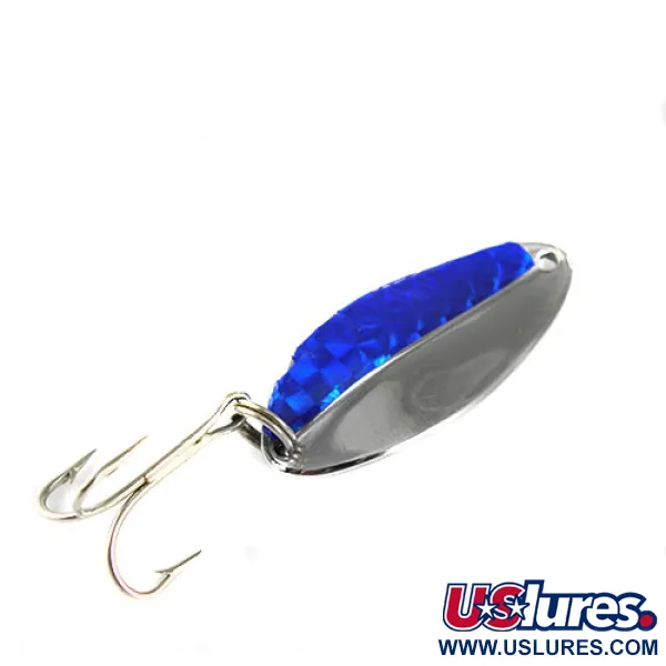 TODDCO Main liner Cuiller, Nickel / Bleu, 11g, Motif prismatique, #0395