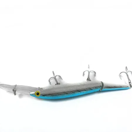 Rebel Spoonbill Minnow Jointed Articulé, Argent/Bleu, 21g, Plongeant, #0397