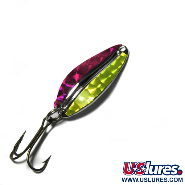 TODDCO Main liner Cuillère, Nickel/Rouge/Jaune, 7.5g, Éclat, #0414