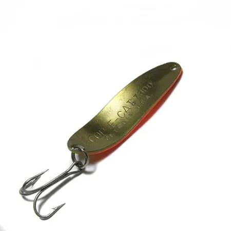 Dardevle Cop-E-Cat 7300 Cuillère, Fire Tiger/Laiton, 10g, Laiton, #0415