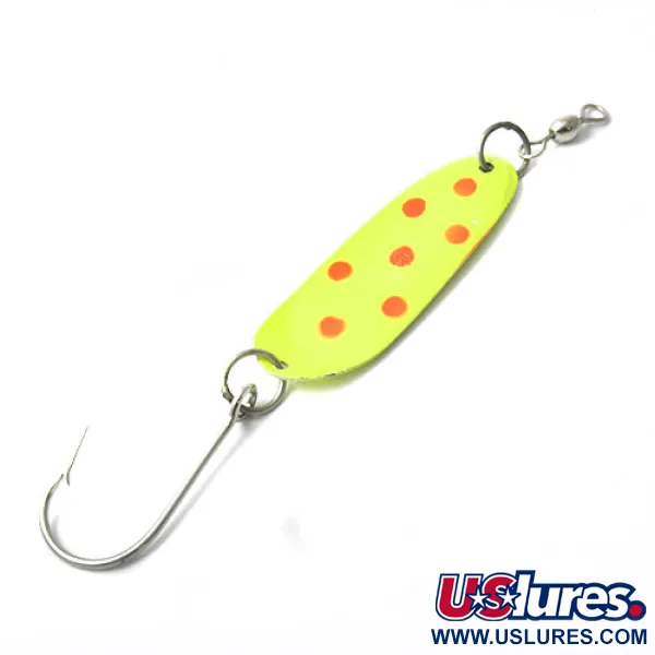 Andy Reekers 3 Cuillère Traîne, Jaune/Rouge, 4.5g, Vintage, #0440