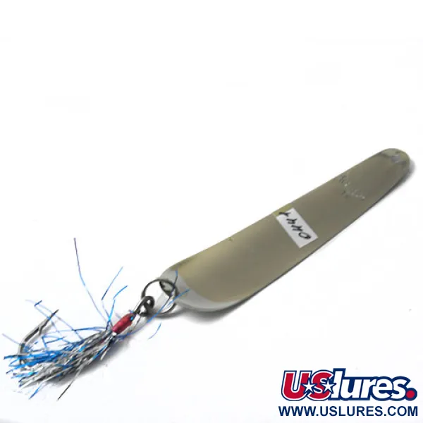 Kausch 14 Cuillère traîne, Nickel / Bleu, 3,7g, Hameçon tinsel, #0441