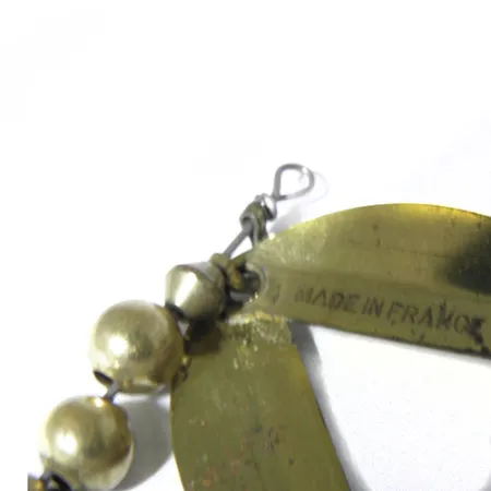 Mepps Double Cross Cuiller, Laiton, 4.2g, Double Palette, #0471