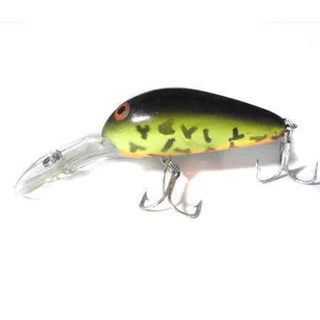 Norman Deep Little N Crankbait, Marron/Vert/Orange, 10g, Rattle, #0472