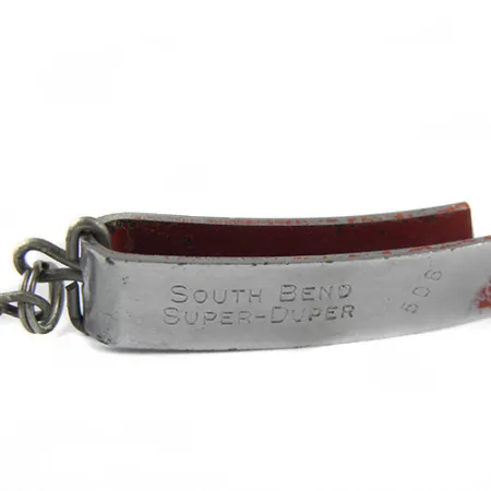 South Bend Super-Duper 506 Cuillère, Nickel/Rouge, 7g, Forme U, #0491