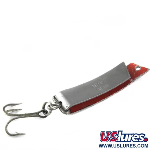 South Bend Super-Duper 506 Cuillère, Nickel/Rouge, 7g, Forme U, #0491