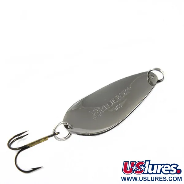 Blue Fox Strobe Tear Drop Spoon, Noir/Blanc, 11g, Cuillère, #0499