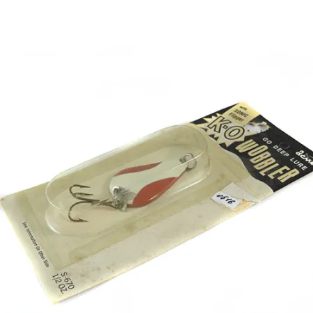 Acme K.O. Wobbler Cuillère, Rouge / Blanc, 14g, Sonic Flipper Tail, #0516