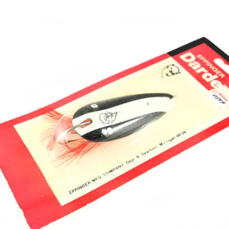 Eppinger Weedless Dardevlet Cuillère, Noir/Blanc, 21g, anti-herbe, #0542