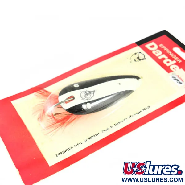 Eppinger Weedless Dardevlet Cuillère, Noir/Blanc, 21g, anti-herbe, #0542