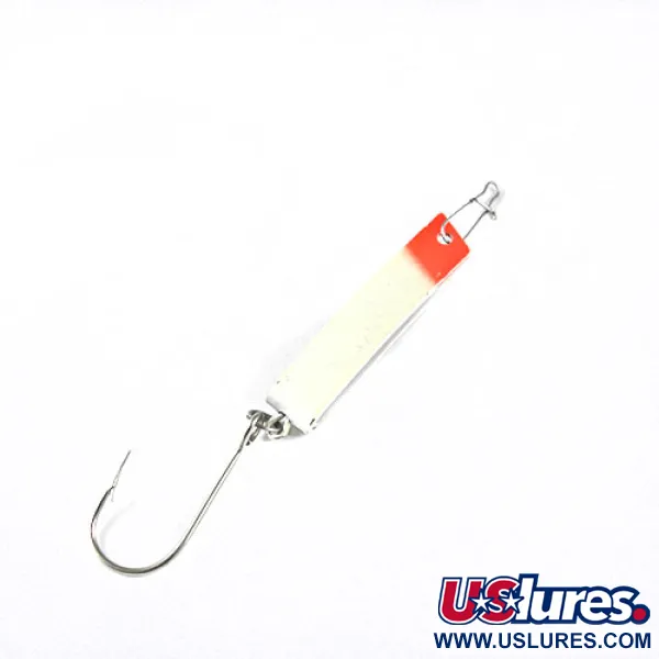 Cuillère South Bend Super-Duper 506, Blanc / Rouge, 7g, U-Shape, #0539