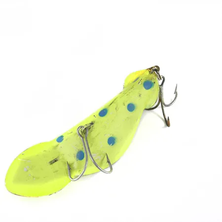 Buck Perry Spoonplug Leurre, Jaune / Bleu, 21g, Contrôle Fond, #0580