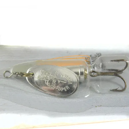 Blue Fox Super Vibrax 1 Cuiller, Nickel, 4g, Corps bruiteur, #0593