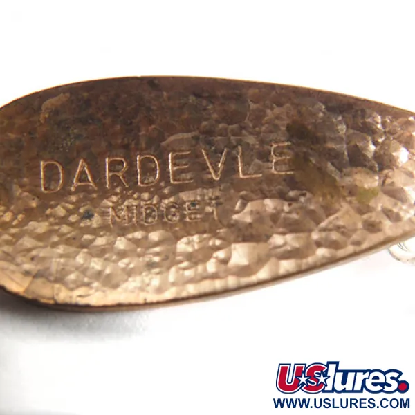 Eppinger Dardevle Midget Cuillère, Crystal Bronze, 6g, Face martelée, #0612
