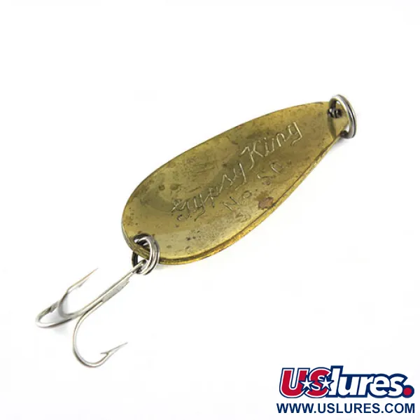 Weller GYPSY KING S 0 Cuillère, Laiton, 7.7g, Vintage, #0621