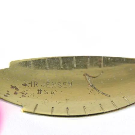 Luhr Jensen Cuillère, Blanc/Rouge/Vert, 4.3g, Teaser rose, #0622