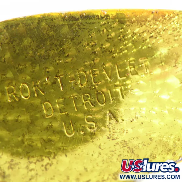 Dardevle Rok't Devle Cuiller, Crystal Golden Crystal, 36g, #0651