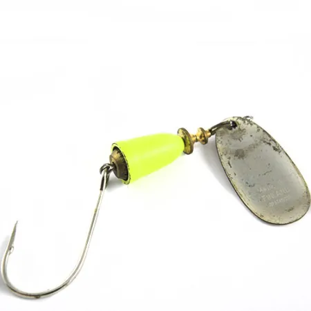 Blue Fox Super Vibrax 3 Cuiller, Argent/Vert Fluo, 8.4g, Ham. Simple, #0660