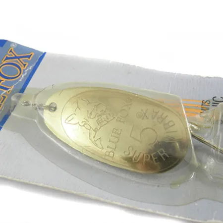 Blue Fox Super Vibrax 5 Cuiller, Or, 14g, Anti-vrillage, #0663