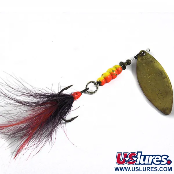 Mepps Aglia Long 4 Dressed Cuiller, Doré / Orange, 17g, #0667