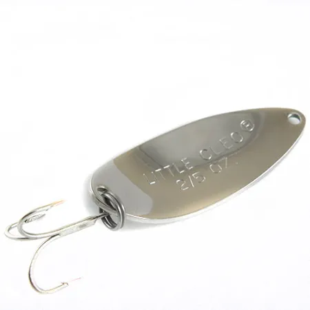 Acme Little Cleo Cuillère, Nickel / Vert, 11g, Triplet d'origine, #0672