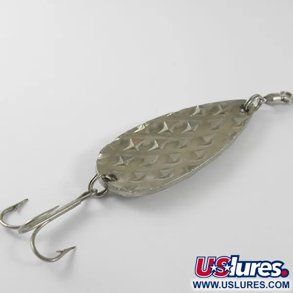 Cabela's Diamond Spoon Cuillère, Nickel, 21g, Motif Diamant, #0745