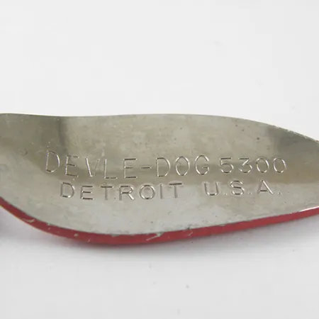 Cuiller Eppinger Dardevle Devle Dog 5300, Rouge/Blanc, 10g, #0774