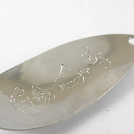 Cuillère Seneca Little Cleo, Nickel / Bleu, 5g, Hula Girl, #0776