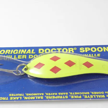 Prescott Spinner Little Doctor 265 Cuillère, Rouge/Jaune, 10g, #0780