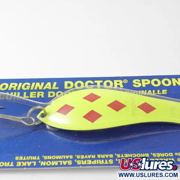 Prescott Spinner Little Doctor 265 Cuillère, Rouge/Jaune, 10g, #0780