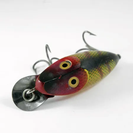 Heddon River Runt Poisson Nageur, Perche, 6cm, Vintage, #0795