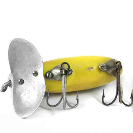 Fred Arbogast Jitterbug Leurre Surface, Perche, 10g, Vintage, #0799