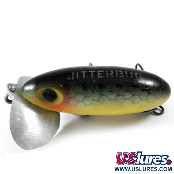 Fred Arbogast Jitterbug Leurre Surface, Perche, 10g, Vintage, #0799