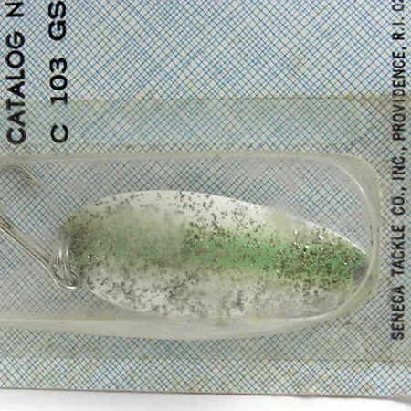 Seneca Little Cleo (Hula Girl) Cuillère, Blanc/Vert/Pail., 10g, #0803