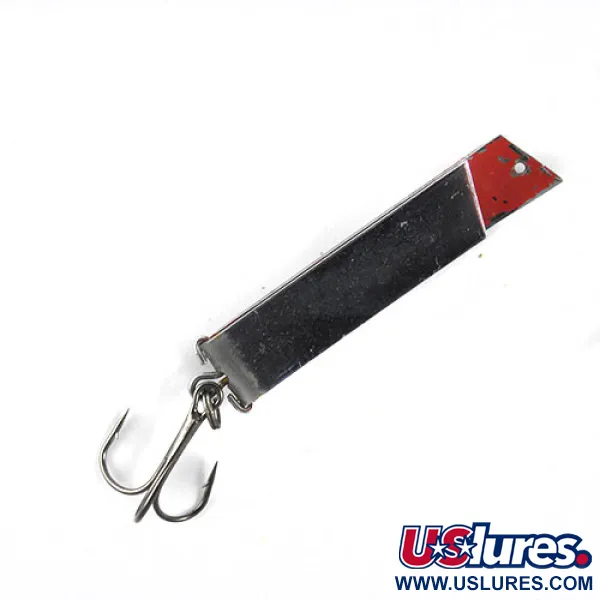 South Bend Super-Duper 509 Cuillère, Nickel / Rouge, 11g, Forme U, #0819