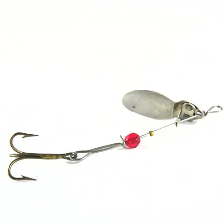 Yakima Bait Hildebrandt #3 Cuillère, Nickel / Rouge, 2,3g, #0821