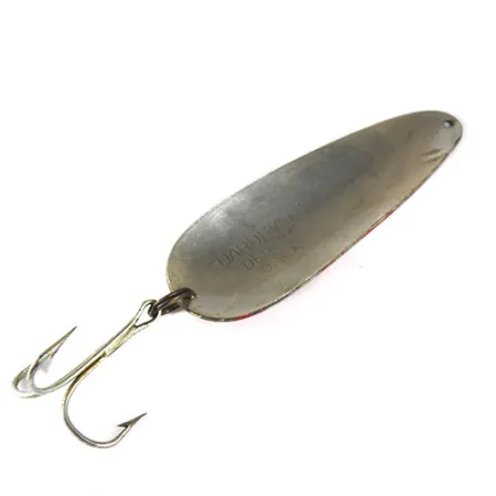 Eppinger Dardevle Cuillère, Rouge / Blanc / Nickel, 28g, #0828