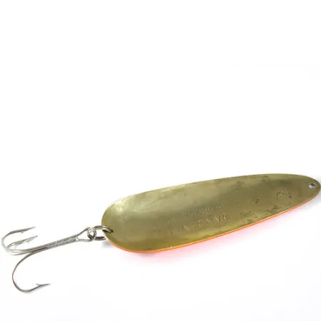 Cuillère Eppinger Dardevle, Blanc/Orange/Laiton, 28g, Laiton, #0858