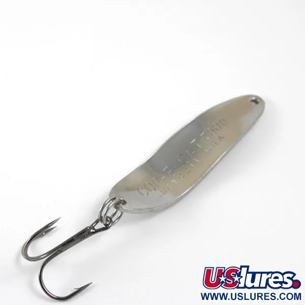 Dardevle Cop-E-Cat 7300 Cuillère, Nickel/Vert, 10g, Nid d'abeille, #0874