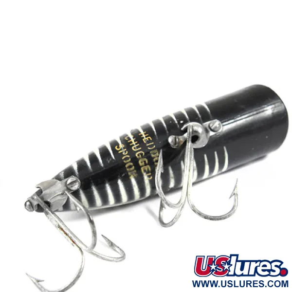 Popper Heddon Chugger Spook, Noir/Blanc/Rouge, 14g, Surface, #0875
