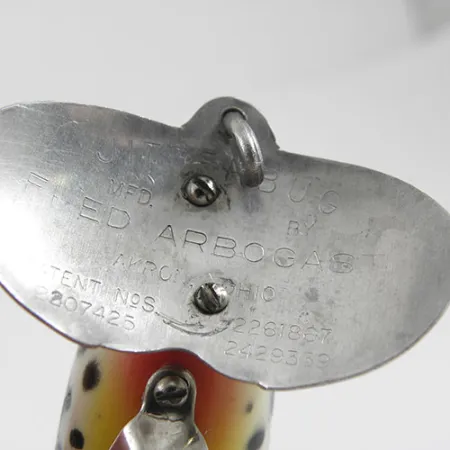 Fred Arbogast Jitterbug Leurre de Surface, Tiger, 10g, Vintage, #0880