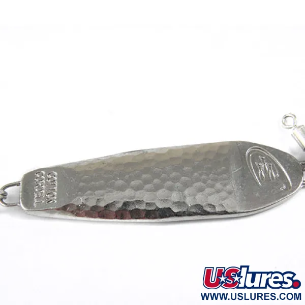 Cotton Cordell CC Spoon Cuillère Jig, Argent, 25g, Texture martelée, #0889