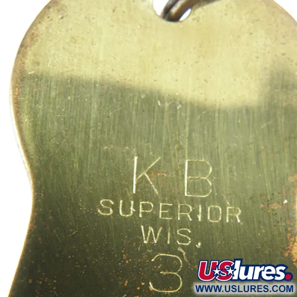 K-B Bait K-B Spoon Cuillère, Laiton, 25g, Finition martelée, #0891