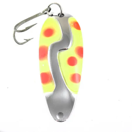 Kushner Kush Spoon Cuillère, Jaune/Rouge/Nickel, 9g, Courbe S, #0911