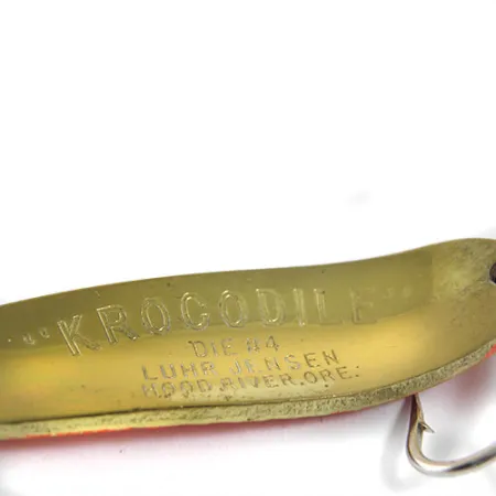 Luhr Jensen Krocodile Die #4 Ondulante, Orange/Laiton, 17g, #0914