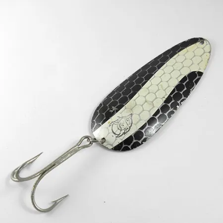 Dardevle Huskie Junior Cuillère, Noir/Blanc/Nickel, 58g, #0919